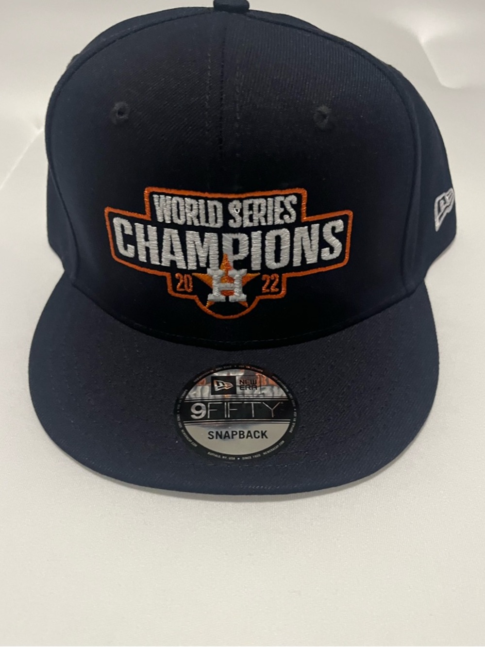 Houston Astros 2022 World Series New Era 9FIFTY Snapback Blue Hat MLB